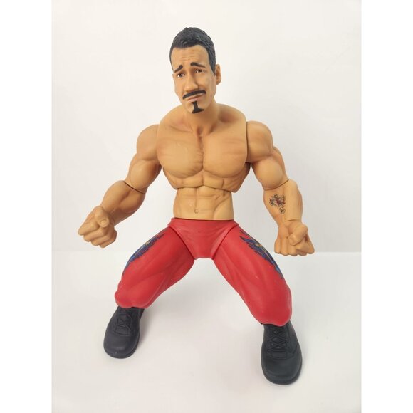 Jakks WWF WWE Eddie Guerrero Ring Giant Wrestling figure WCW AAA NWO Latino Heat - Picture 1 of 10